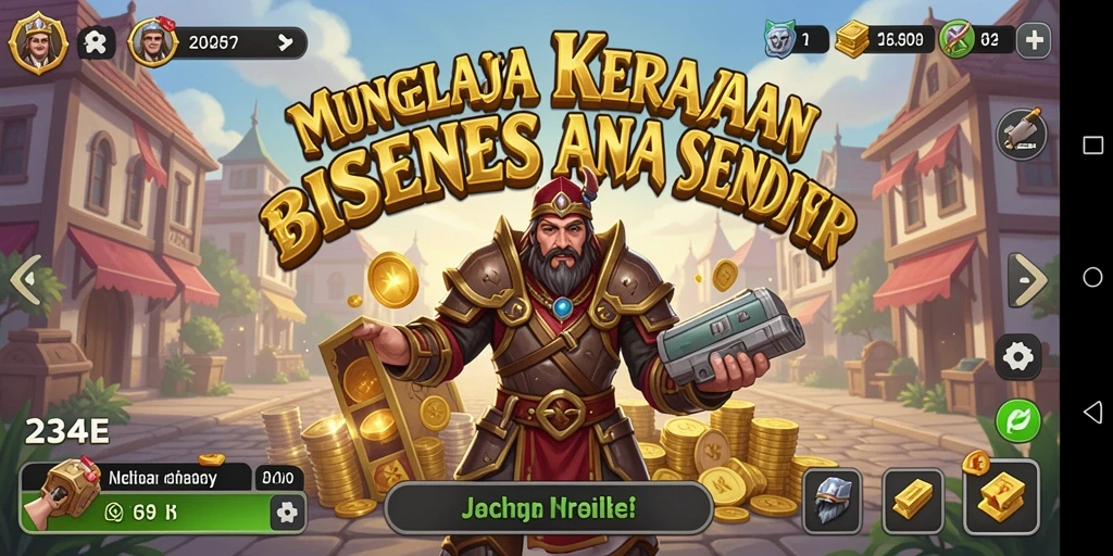 Tampilan gameplay menarik dari 234E dalam dunia Tycoon.