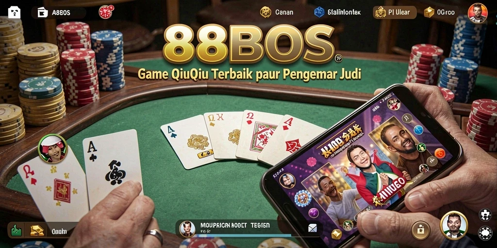 Tampilan gameplay QiuQiu yang seru dan interaktif.