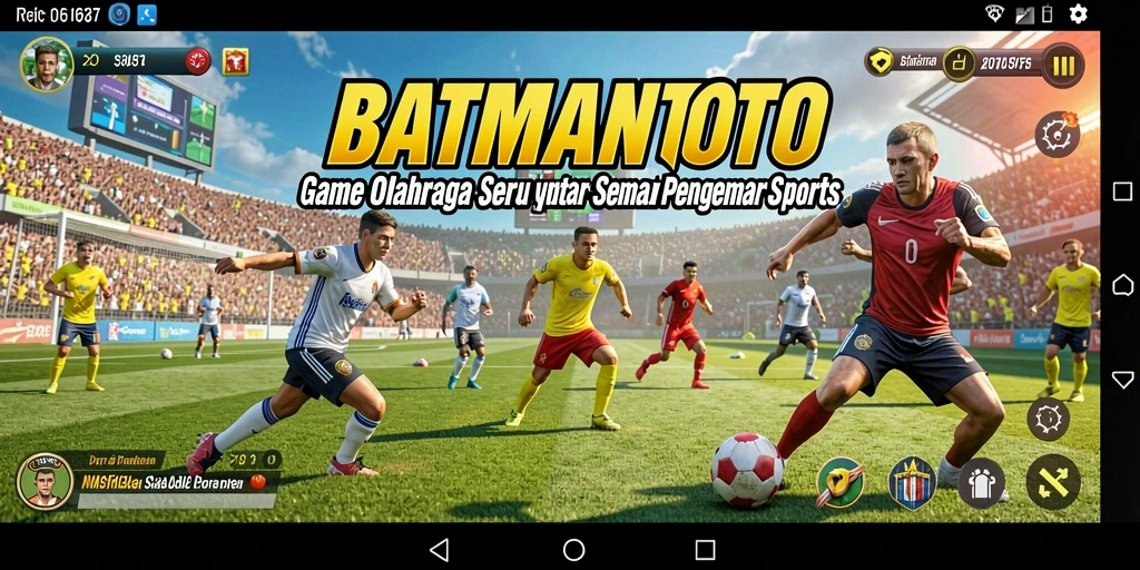 Tampilan gameplay BATMANTOTO yang mendebarkan dalam olahraga.