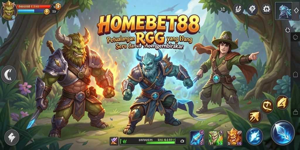 Tampilan gameplay HOMEBET88 yang memukau dan menantang.