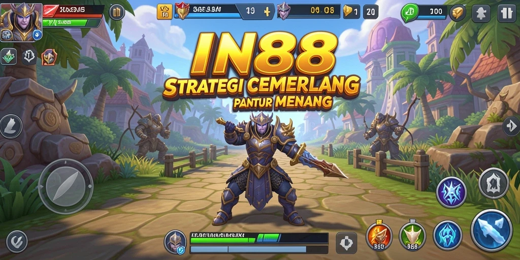 Tampilan menarik dari gameplay strategi IN88.