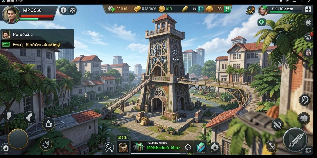 Tampilan gameplay seru dari <strong>MPO666</strong> dalam pertahanan menara yang strategis.