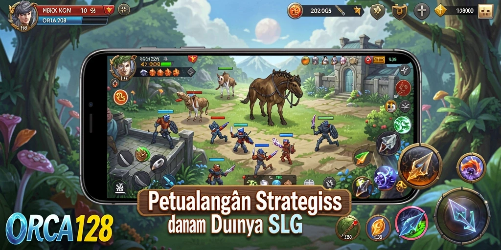 Gambaran gameplay mendebarkan di dalam ORCA128 dengan strategi yang mendalam.