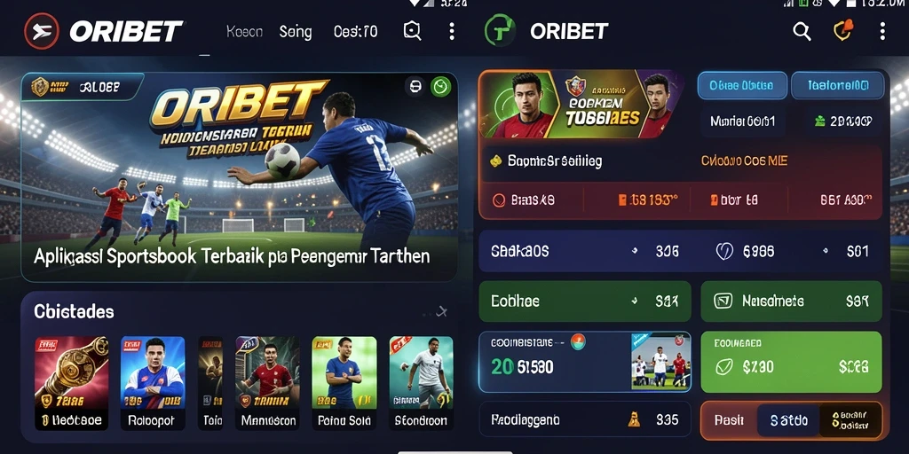 Gambaran menarik dari gameplay Sportsbook di ORIBET.