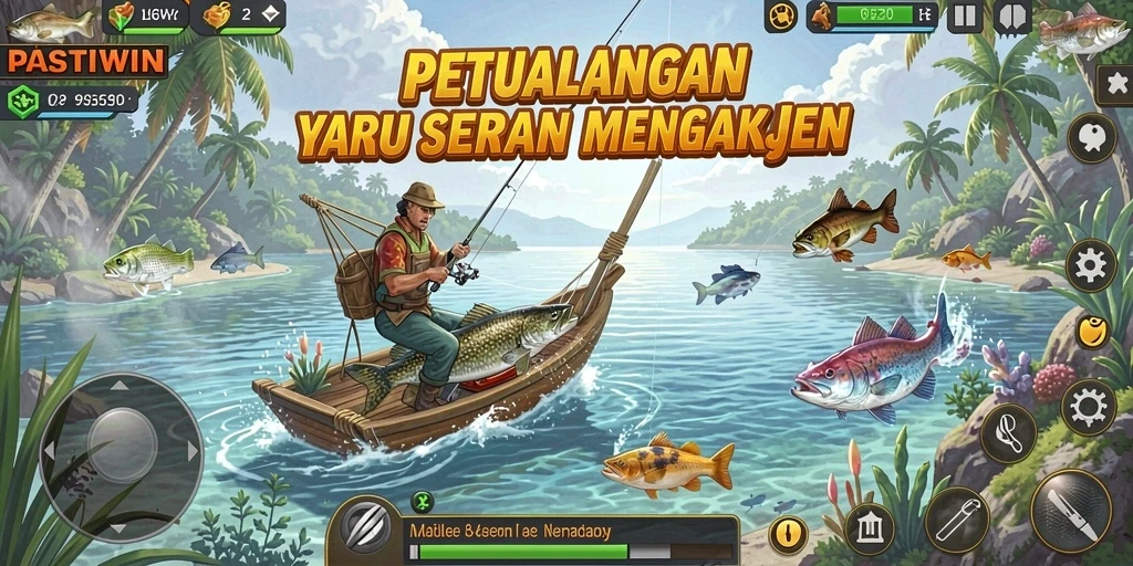 Tangkapan ikan menakjubkan di PASTIWIN dengan grafis yang menakjubkan.