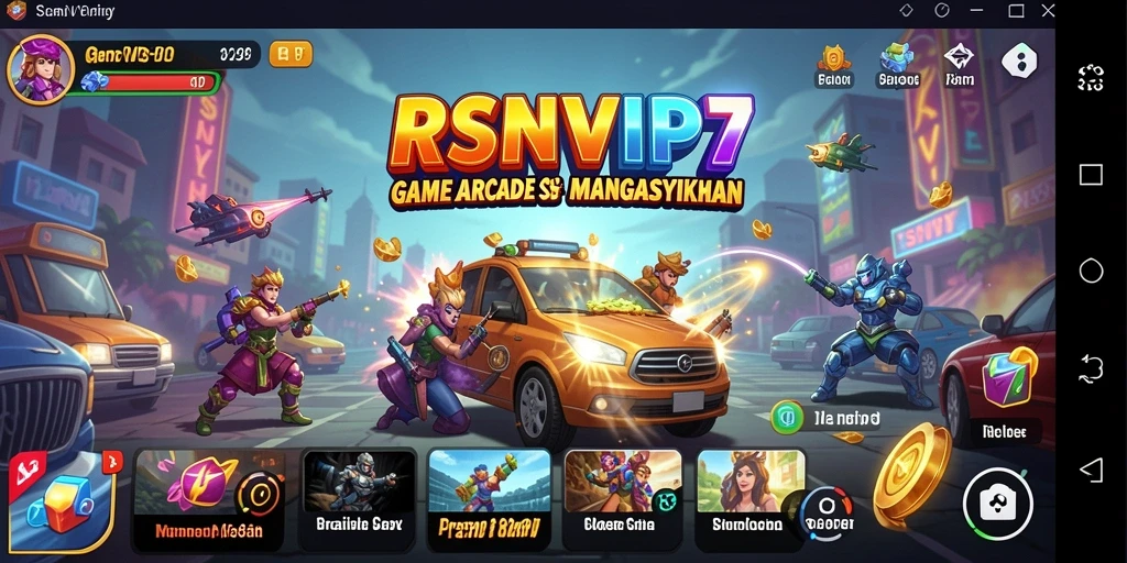Tangkapan layar menampilkan momen seru dalam gameplay RSNVIP7.