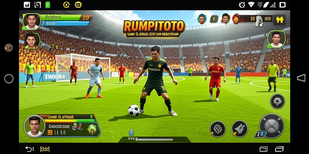 Tampilan gameplay RUMPITOTO yang seru dan kompetitif.