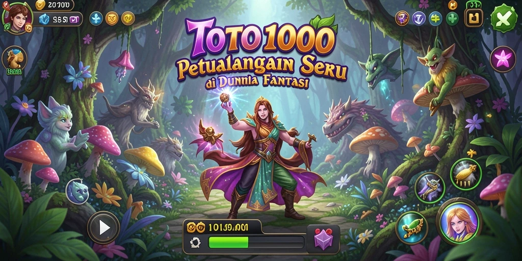 Screenshot TOTO1000 menampilkan aksi seru dalam petualangan.