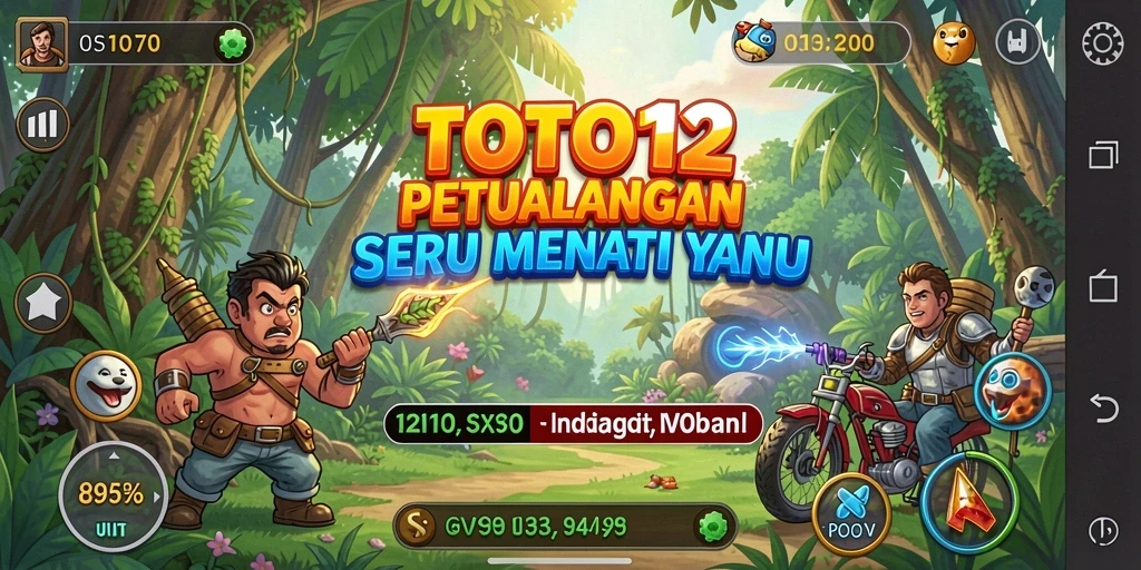 Screenshot gameplay TOTO12 menunjukkan aksi petualangan yang mendebarkan.