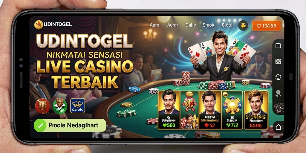 Tampilan gameplay Live Casino yang menyenangkan dan interaktif.