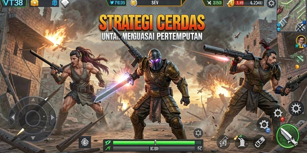 Tampilan gameplay VT38 yang mendebarkan dan penuh strategi.